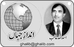 Asad ullah Ghalib, express columns