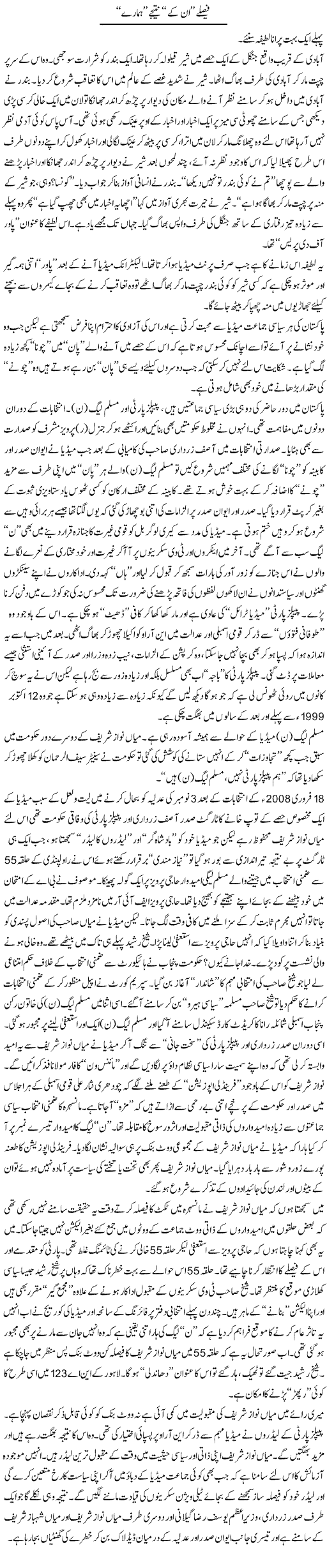 Abbas Ather, express columns
