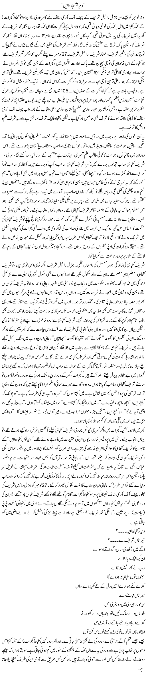 Dair Tu Kunja Da In | Asghar Abdullah | Daily Urdu Columns