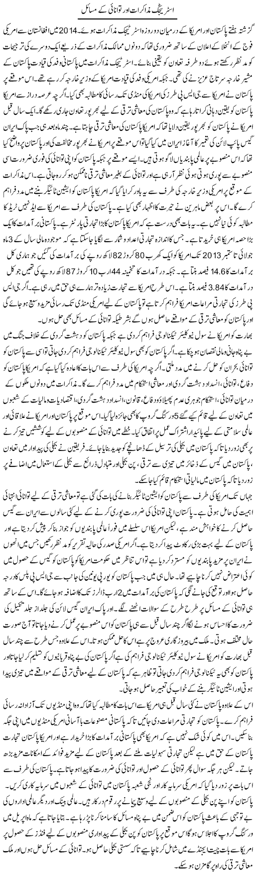 Stretjic Muzakrak Our Tawanai K Masail | M.I Khalil | Daily Urdu Columns