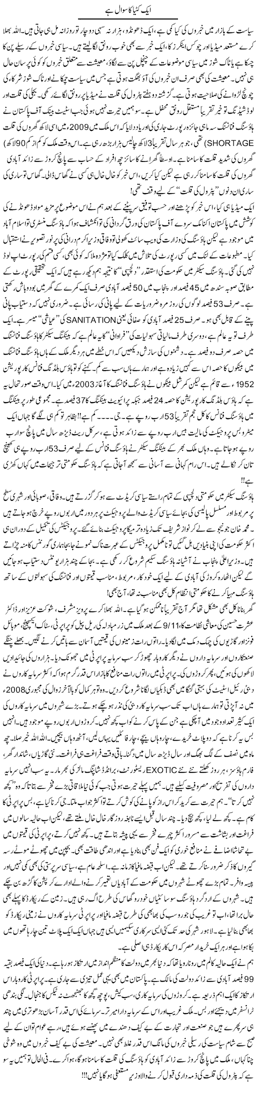 Aik Kuttya Ka Sawal Hai | Khalid Mehmood Rasool | Daily Urdu Columns