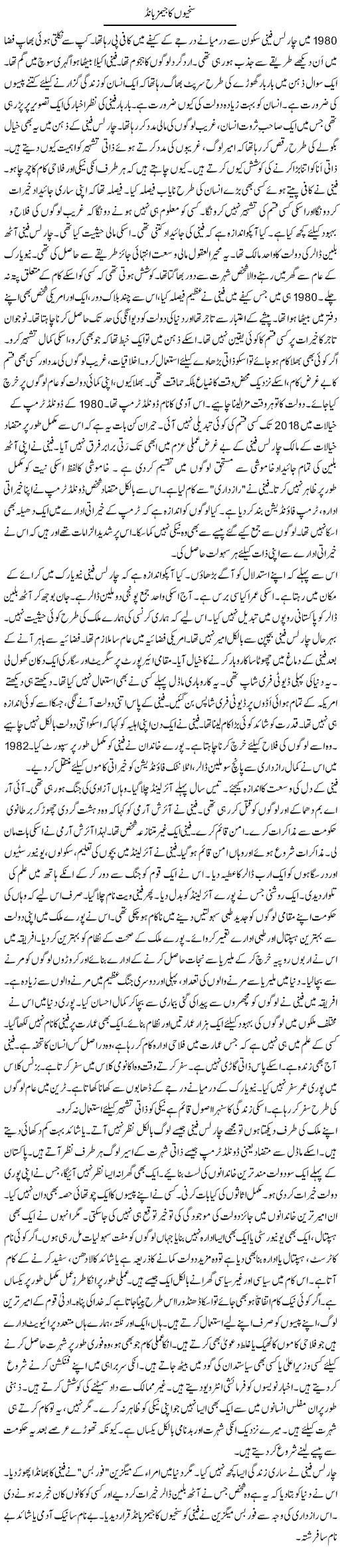 Sakhiyon Ka James Bond | Rao Manzar Hayat | Daily Urdu Columns