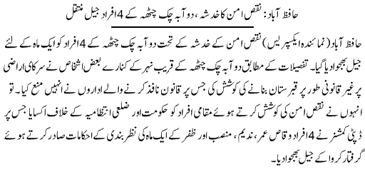 Pak Complaints-Waqas Umar | 2 Aaba Chak Chatha | Hafizabad | Violence