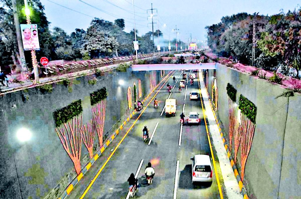 LAHORE Widening of Canal Bank Road Choubacha Underpass