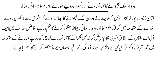 Pak Complaints-Muhammad Ashraf | Multan | Fraud